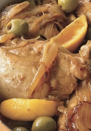 Tajine de Frango com Azeitonas Verdes