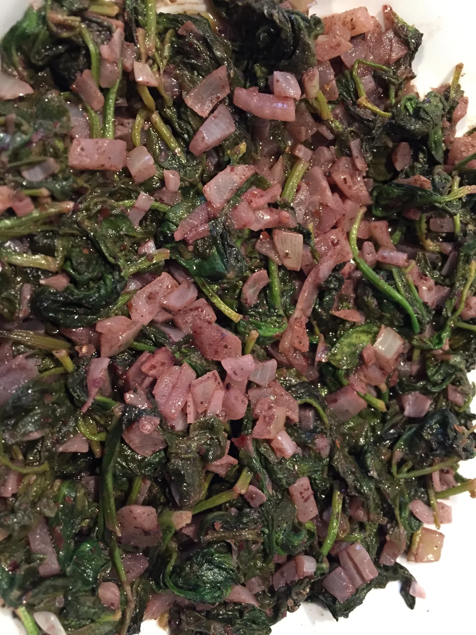 煮菠菜沙拉