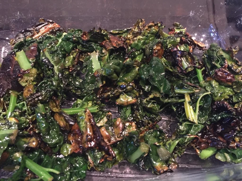 Cavolo Nero Frito (Couve Toscana)