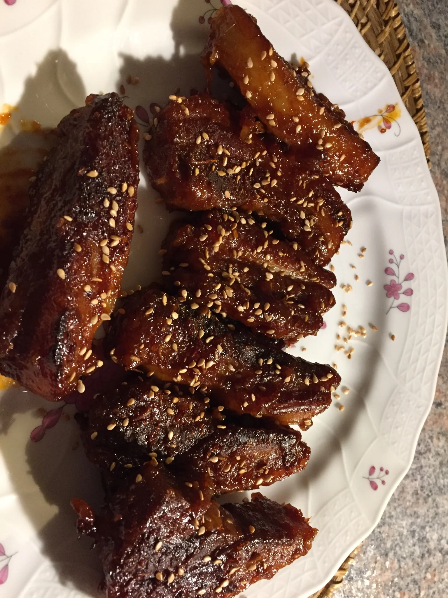 Poitrine de Porc Grillée au Miel et Piment
