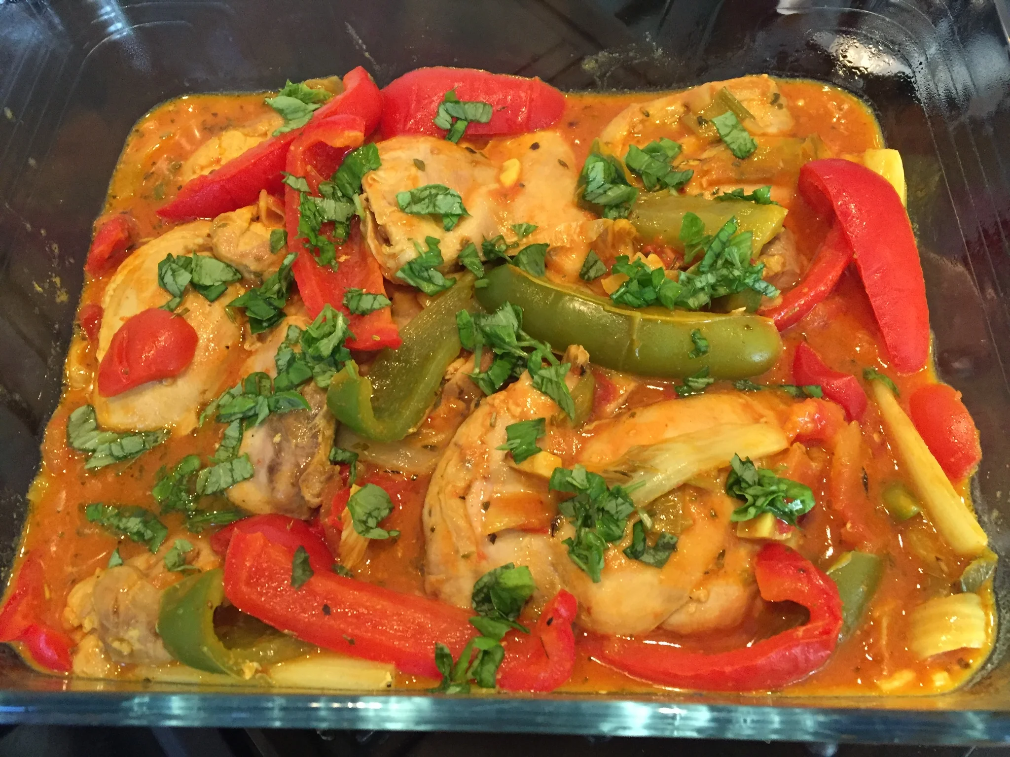 Poulet Basquaise（法国巴斯克鸡肉砂锅）