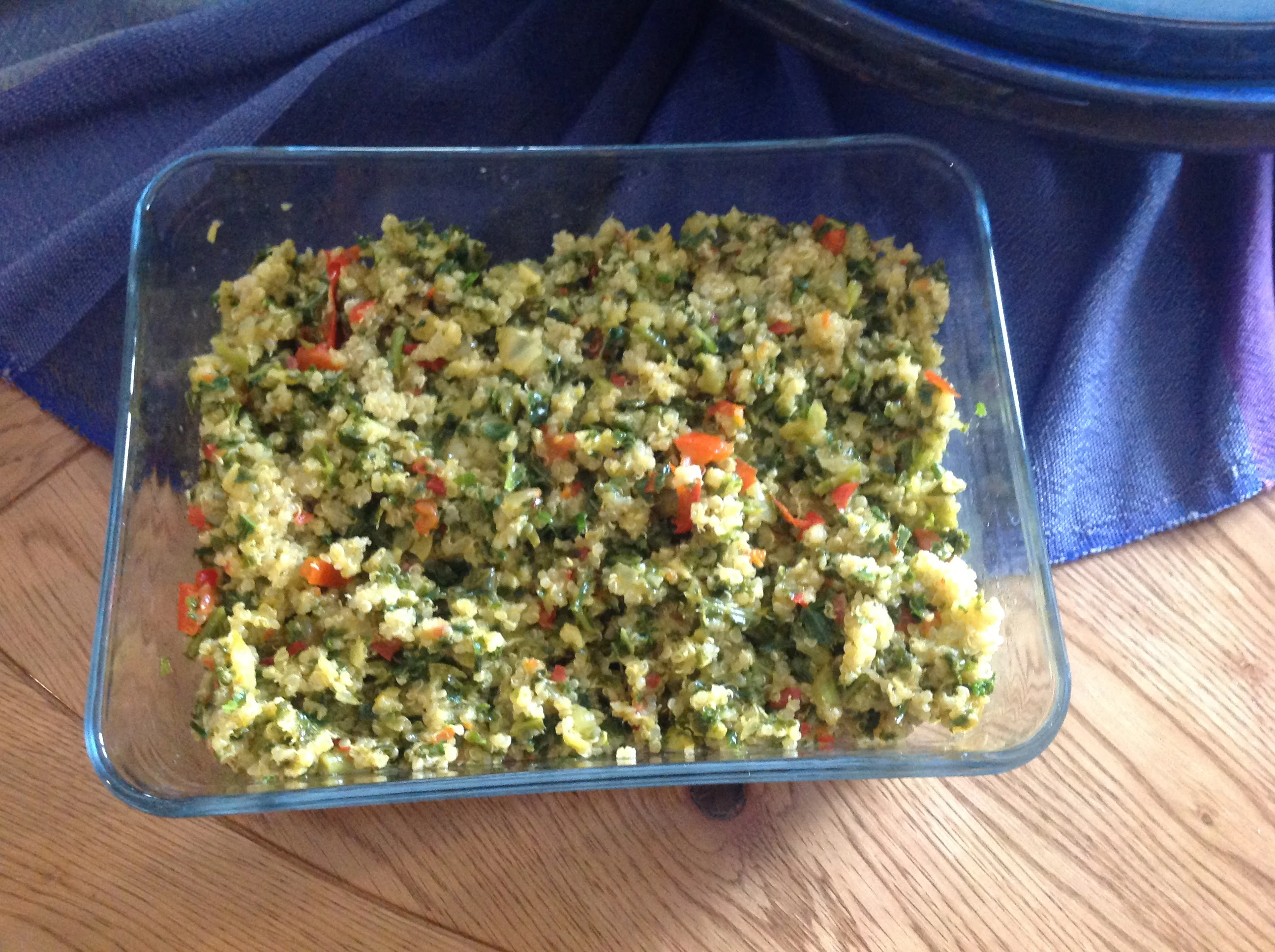 Quisotto (Risoto de Quinoa e Couve)