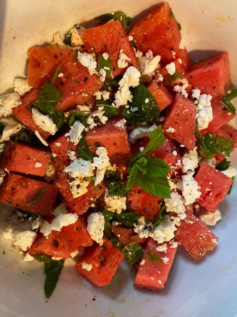 Salada de Melancia e Feta