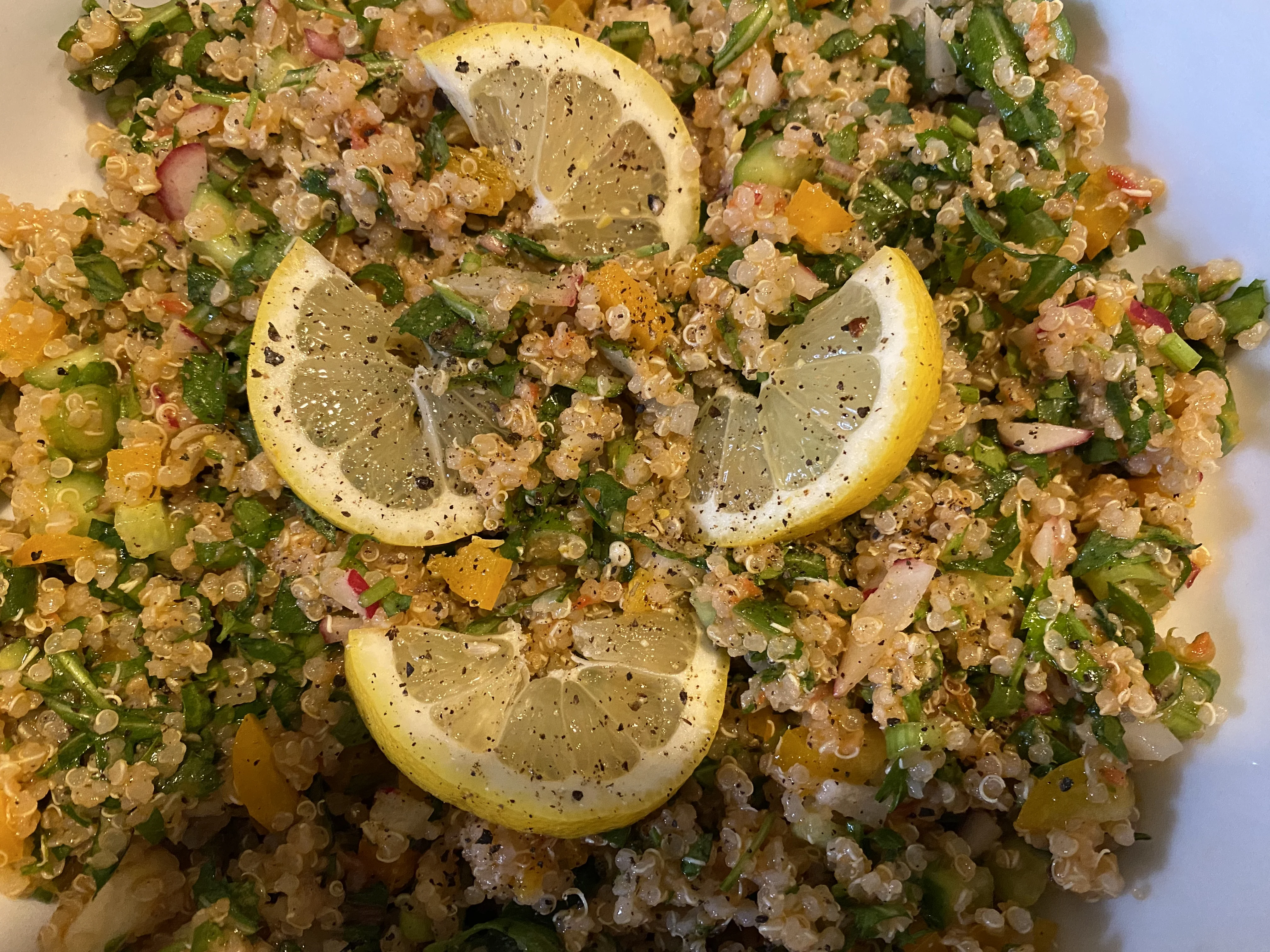 Salada de Quinoa Agridoce
