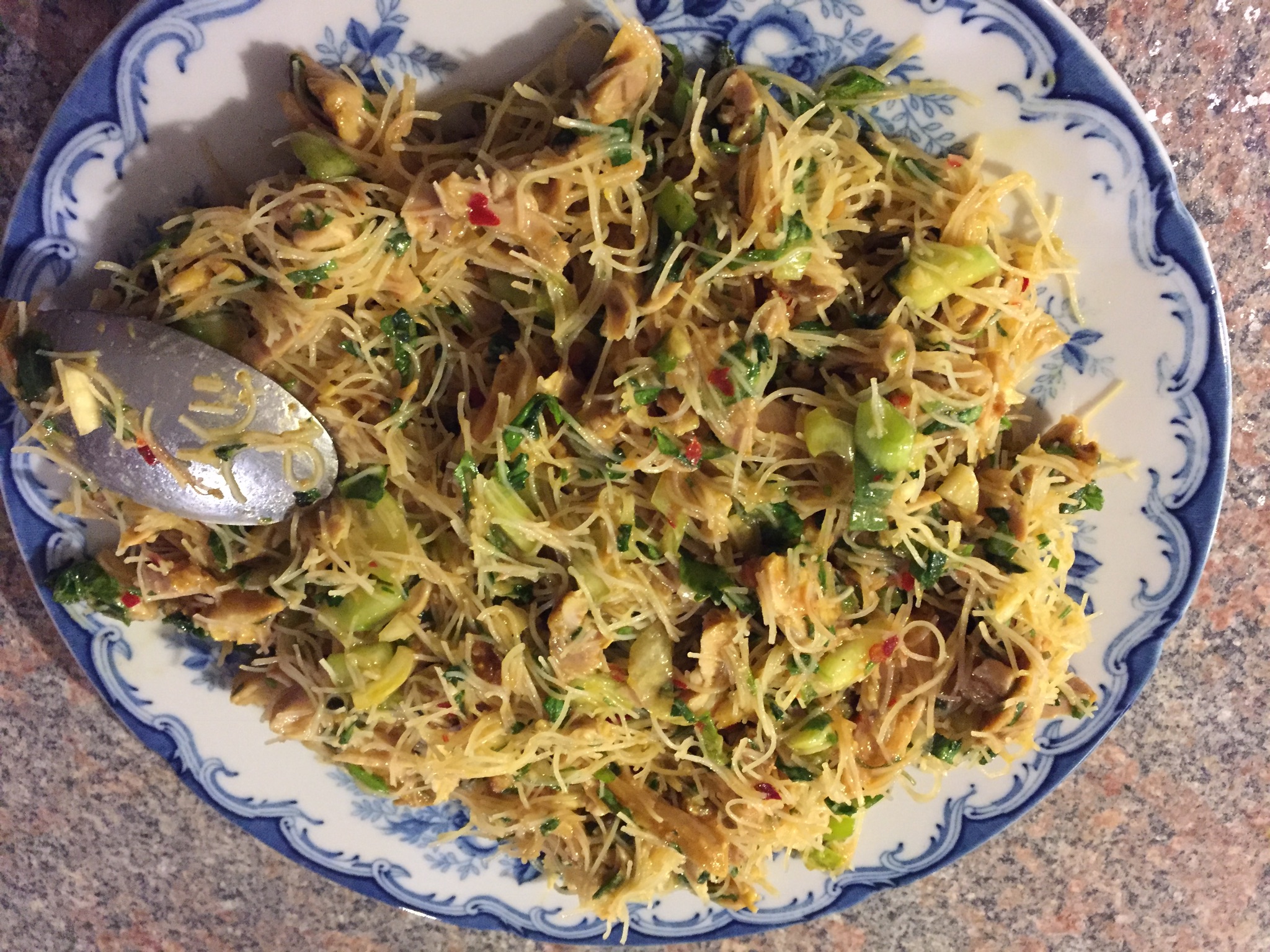 Vietnamese Chicken and Rice Vermicelli Salad | Culinae Mundi