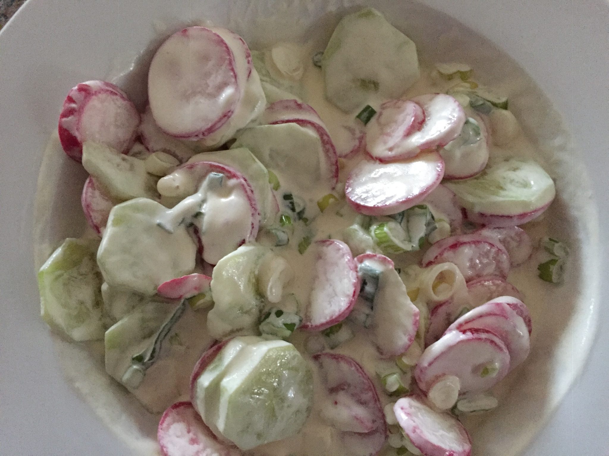 Mizeria A Polish Radish & Cucumber Salad Culinae Mundi